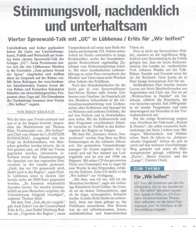 Stimmungsvoll nachdenklich und unterhaltsam