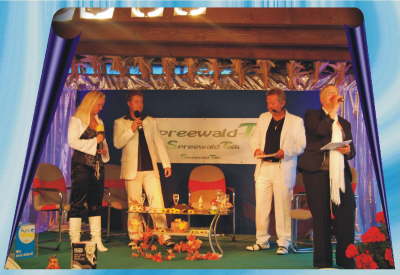 Verabschiedung vom 6. Spreewald-Talk durch die Band UC